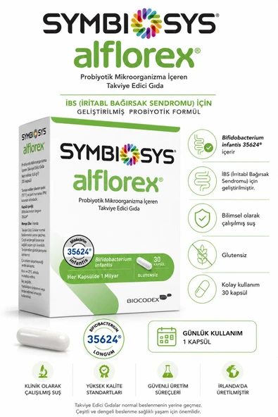 Symbiosys Alflorex Probiyotik 30 Kapsül ürün görseli 1