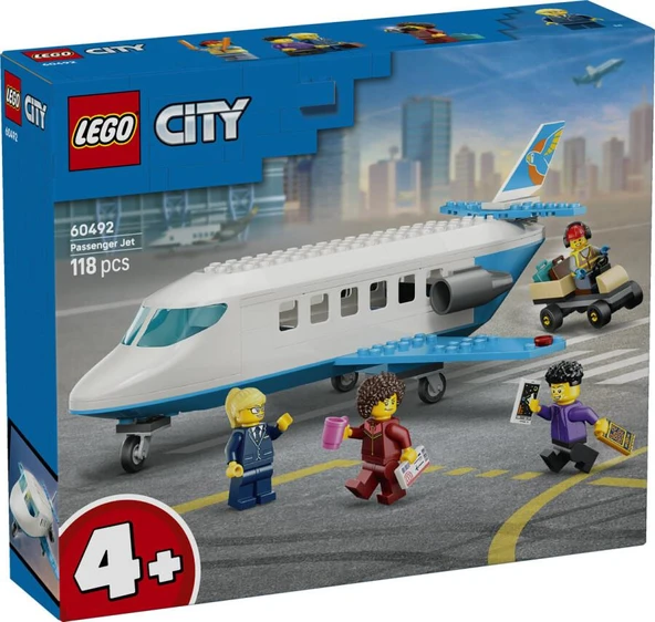 LEGO City 60492 Passenger Jet ürün görseli 1