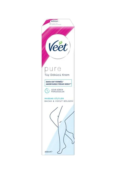 Veet Pure Tüy Dökücü Krem Hassas Cilt 200 ml ürün görseli 1