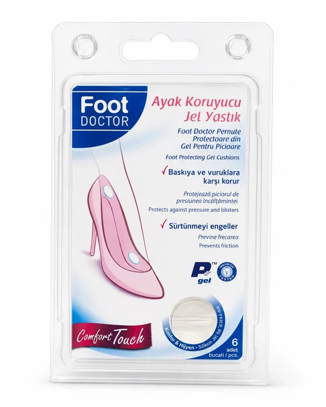 Foot Doctor Ayak Koruyucu Jel Yastık 6 Adet ürün görseli 1