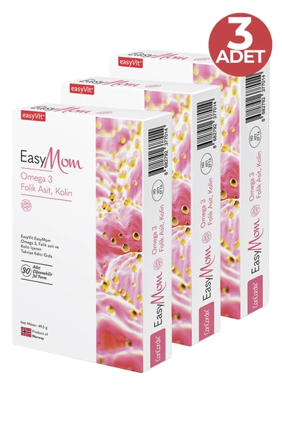 Easymom Omega 3 30 Tablet 3 Adet ürün görseli 1