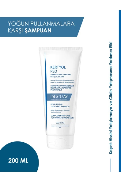Ducray Kertyol PSO Saç Derisi Pullanma Şampuanı 200 ml - Resim 2