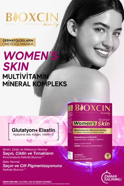 Bioxcin Womens Skin Tablet 30'lu 2 Adet - Resim 8