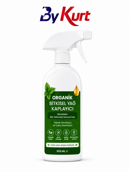Organik Koruyucu Sprey  Süs Bitkileri İçin 500 ml Yaprak Temizleyici Bitki Bakım Spreyi ürün görseli 1