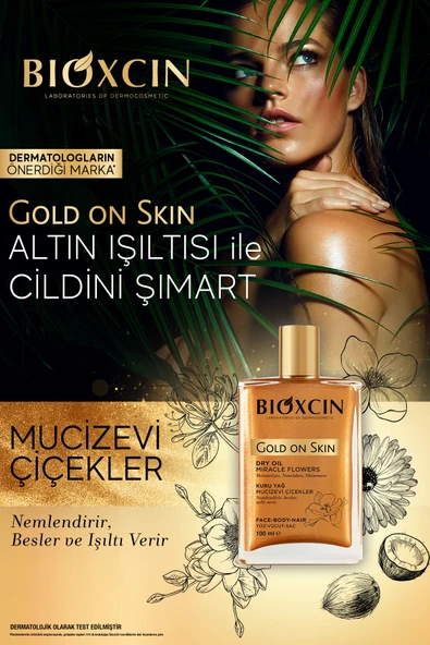 Bioxcin Gold On Skin Kuru Yağ 100 ml - Resim 7