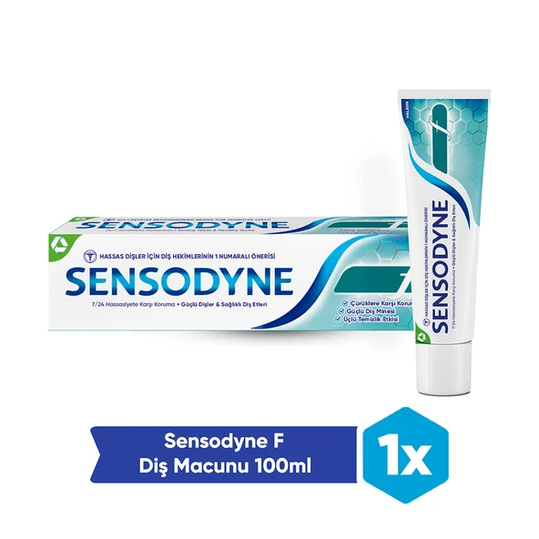 Sensodyne Diş Macunu F Florürlü Yetişkin 100 ml ürün görseli 1