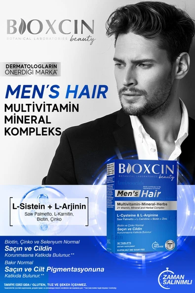 Bioxcin Men's Hair 30 Tablet ürün görseli 1