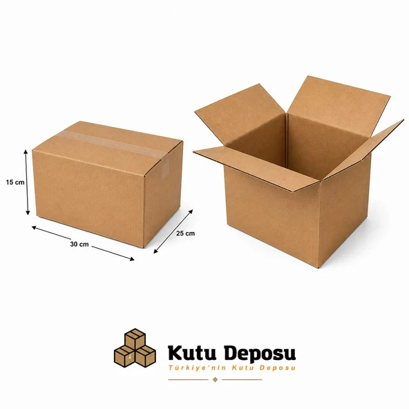 30x25x15 cm Karton Kutu (10 ADET) ürün görseli 1