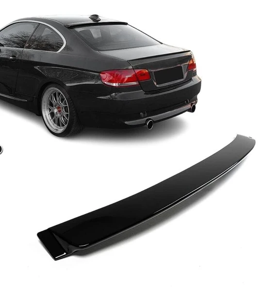 AUTOGP Bmw e92 cam üstü spoiler siyah boyalı plastik 2005 / 2012 ürün görseli 1