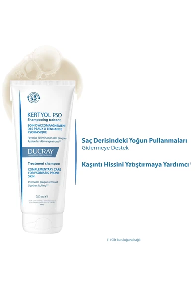 Ducray Kertyol PSO Saç Derisi Pullanma Şampuanı 200 ml - Resim 3