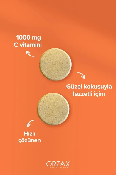 Efervit Vitamin C 1000 mg 20 Efervesan Tablet - Resim 3