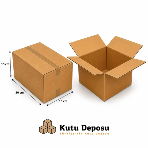 15x30X15 cm Karton Kutu (25 ADET) ürün görseli 1