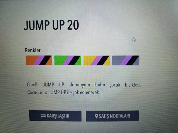 CORELLİ 20 J JUMP UP HAREKET BİSİKLETİ - Resim 3