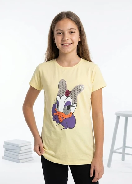Kız Çocuk Sarı T-Shirt ürün görseli 1