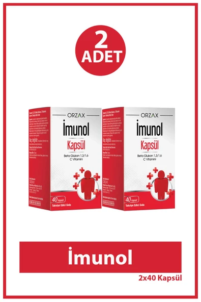 İmunol 40 Kapsül 2 Adet ürün görseli 1