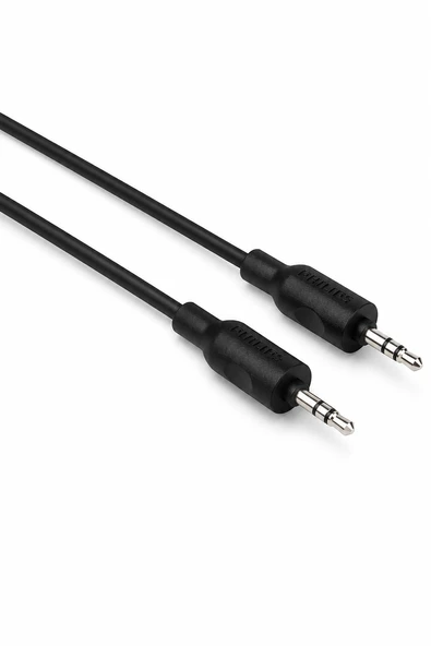 Philips SWA2529W/10 3.5mm AUX Stereo Ses Kablosu 1.5 Metre Erkek-Erkek Jack Audio Kablo ürün görseli 1