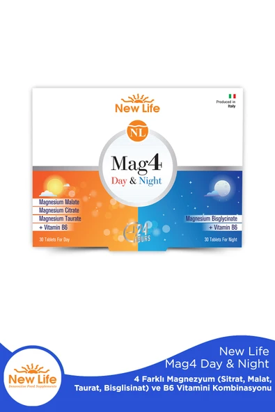 New Life Mag 4 Day 30 Tablet & Night 30 Tablet ürün görseli 1