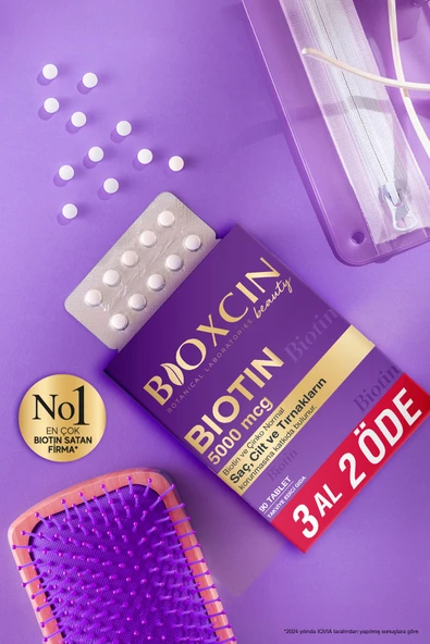 Bioxcin Biotin 90 Tablet - Resim 2