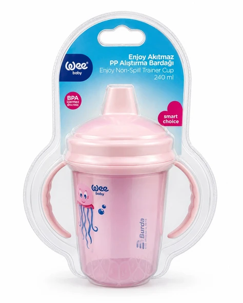 Wee Baby Enjoy Akıtmaz Pp Alıştırma Bardağı 240 Ml ürün görseli 1