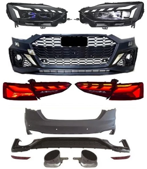 AUTOGP Audi a5 b9 rs5 b9,5 dönüşüm body kit full set 2016 / 2020 ürün görseli 1