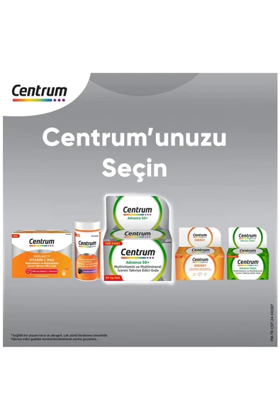 Centrum Advance 50 Yaş Üstü 30 Tablet - Resim 4