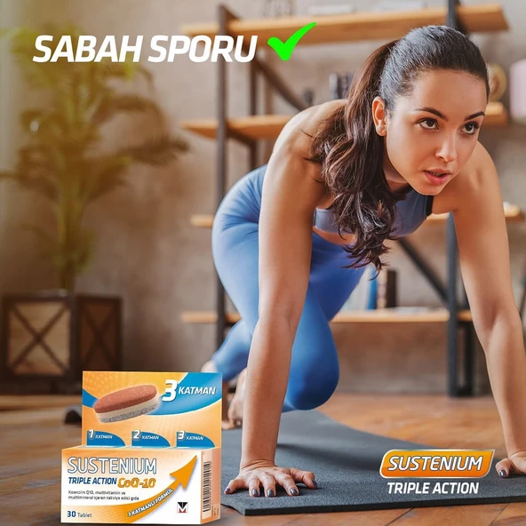 Sustenium Triple Action CoQ-10 30 Tablet 2 Adet - Resim 4