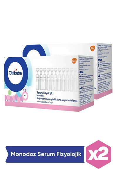 Otribebe Monodoz Serum Fizyolik 5 ml x 20 Flakon 2 Adet ürün görseli 1