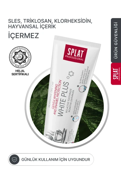 Splat White Plus Beyaz Diş Macunu 100 ml - Resim 3