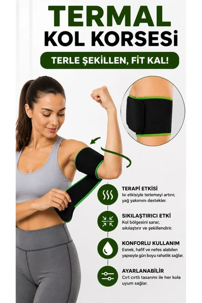 For You Gold Termal Kol Korsesi Sıkılaştıcı Inceltici Toparlayıcı Korse ürün görseli 1