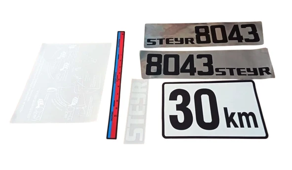 STEYR 8043 TRAKTÖR YAN YAZI TAKIMI ürün görseli 1