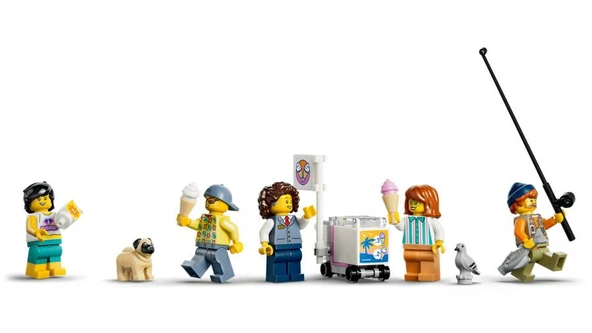 LEGO City 60506 Classic Beach Tram - Resim 4