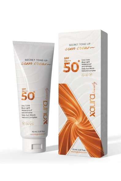 Xaura Global Secret Tone-Up Spf50+ Sun Cream 70 ml ürün görseli 1