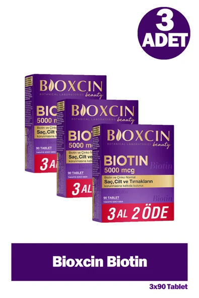 Bioxcin Biotin 90 Tablet 3 Adet ürün görseli 1