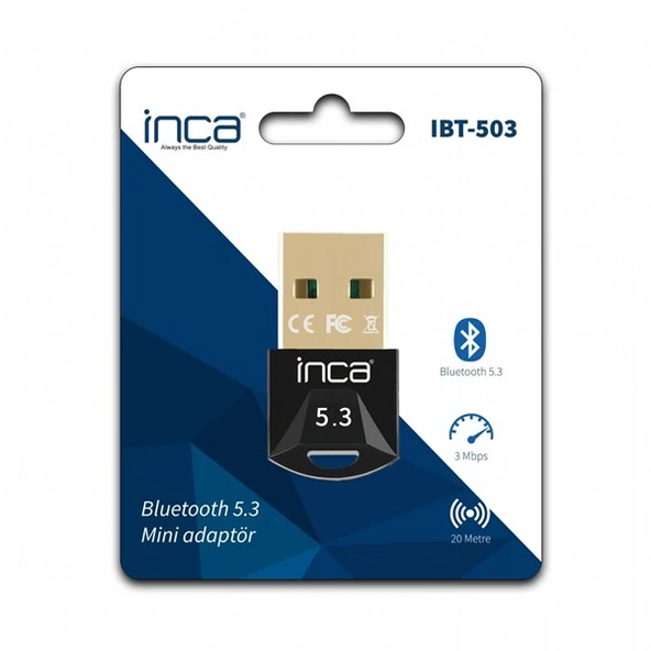 INCA IBT-503 20M USB BLUETOOH V5.3 - Resim 3