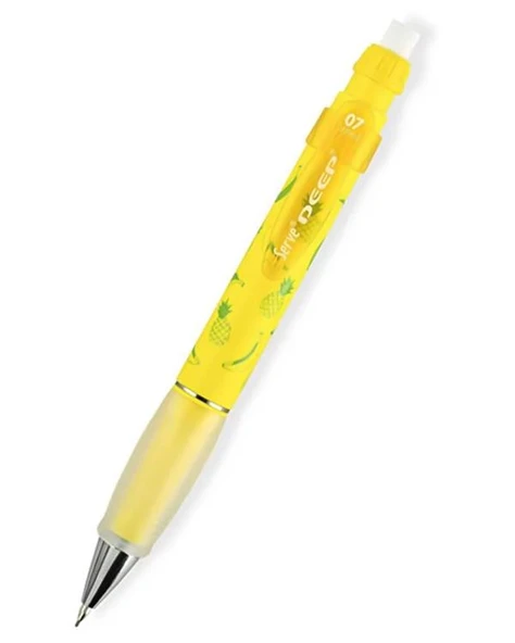 Serve Deep Meyve Temalı Mekanik Versatil Neon Sarı Ananas Ve Muz Desenli ürün görseli 1