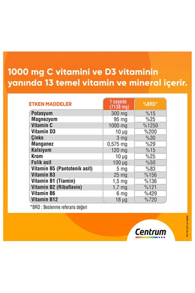 Centrum İmmunity Cmax 14 Saşe - Resim 4