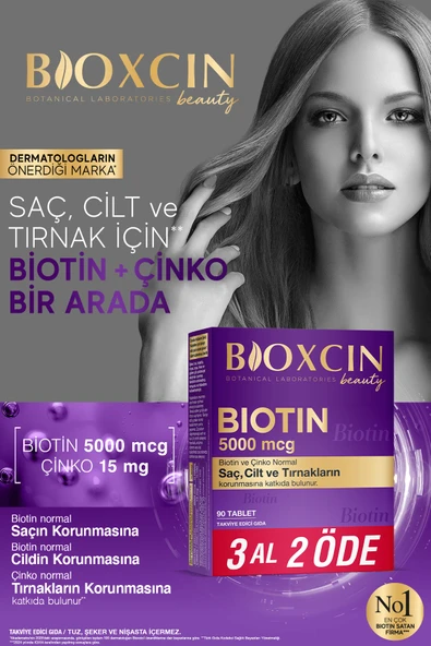Bioxcin Biotin 90 Tablet 2 Adet - Resim 4