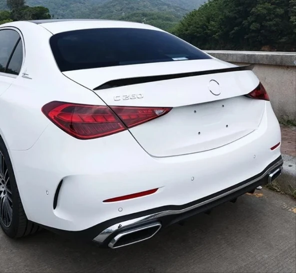 AUTOGP Mercedes w206 c63 bagaj üstü spoiler piano black 2020+ ürün görseli 1