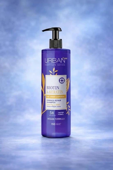 Urban Care Biotin & Keratin Dökülmeye Eğimli Saç Şampuanı 700 Ml ürün görseli 1