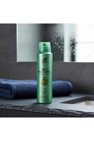Rebul Pine Forest Erkek Sprey Deodorant 150 ml - Resim 3