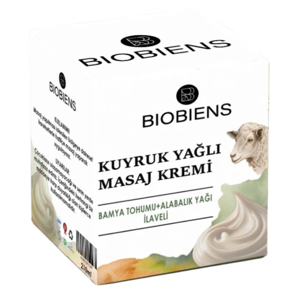Biobiens Kuyruk Yağlı Masaj Kremi 210 ml ürün görseli 1