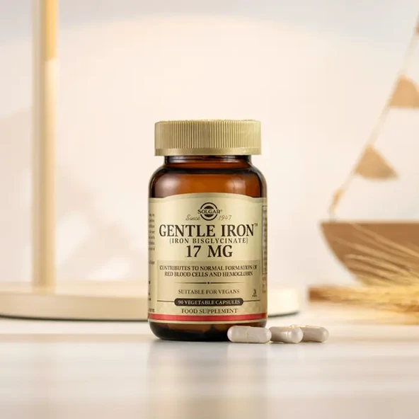 Solgar Gentle Iron 17 mg 90 Kapsül - Resim 2