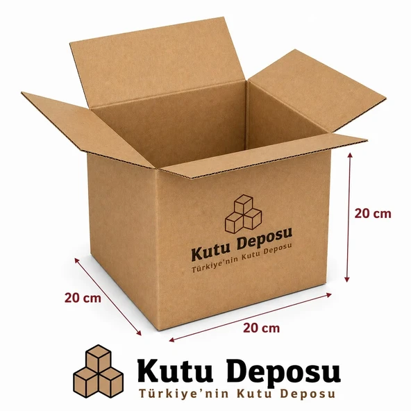 20x20x20 cm E-Ticaret ve Kargo Kolisi (10 ADET) - Resim 2