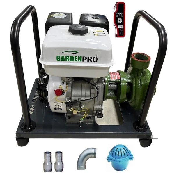 Gardenpro WP-20/165H Yüksek Basınçlı 3 Fanlı Marşlı/İpli Su Motoru 165 mt 13 Hp ürün görseli 1