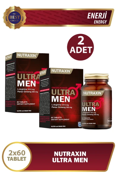 Nutraxin Ultra Men 60 Tablet 2 Adet ürün görseli 1