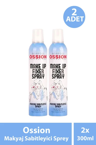 Morfose Ossion Makyaj Sabitleyici Sprey 300 ml 2 Adet ürün görseli 1