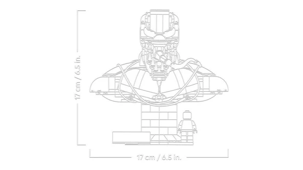 LEGO Super Heroes 76356 Venom Bust - Resim 4
