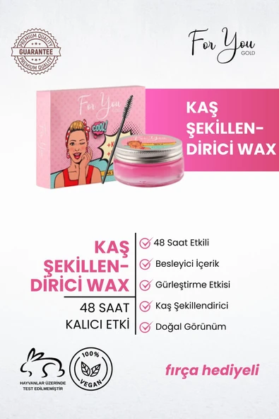 For You Gold Besleyici Kaş Şekillendirici& Sabitleyici Wax (EYEBROWN SHAPER WAX) 50 ml ürün görseli 1