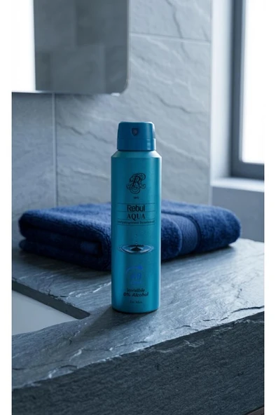 Rebul Aqua Erkek Sprey Deodorant 150 ml - Resim 3