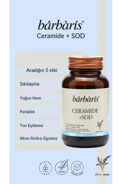 Barbaris Ceramide+ Sod 30 Kapsül - Resim 2